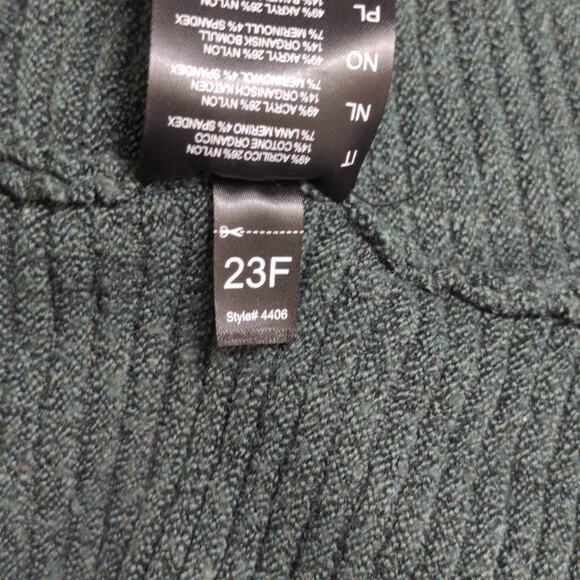 Kuhl Solace Sweater Soft Pine Green Cowl Neck L - Picture 9 of 10